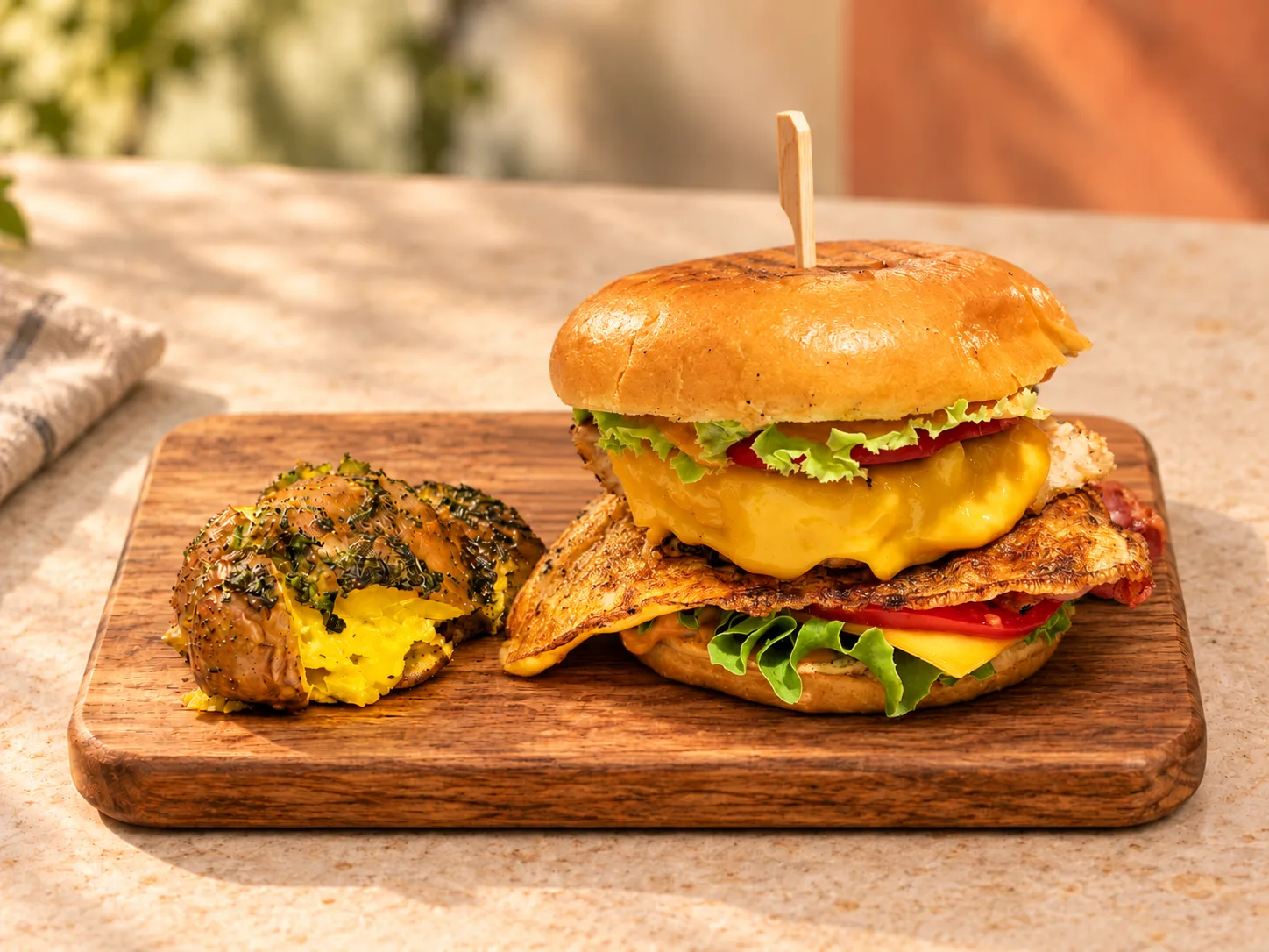 Burger di pollo