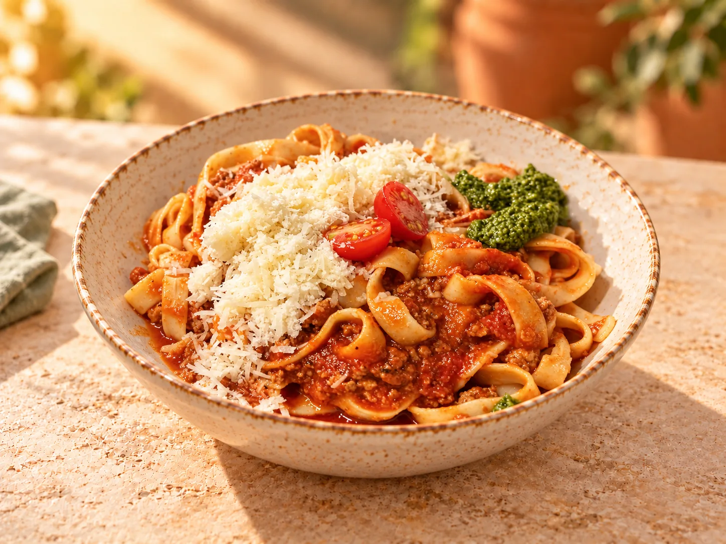 Tagliatelle alla bolognese